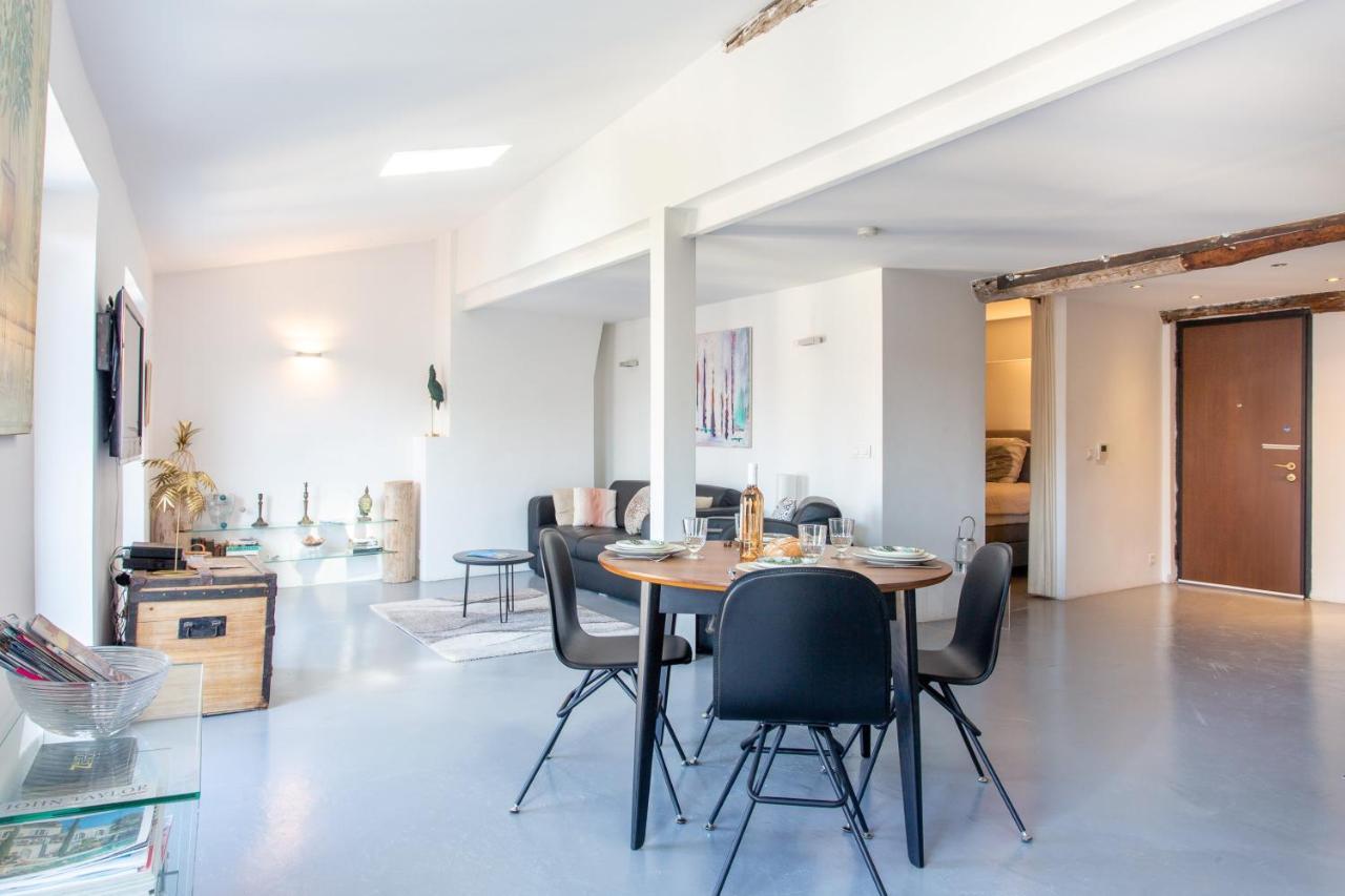 Ross 5- F2, Lumineux, Balcon, Loft, Clim, Vieux-Nizza Exterior foto