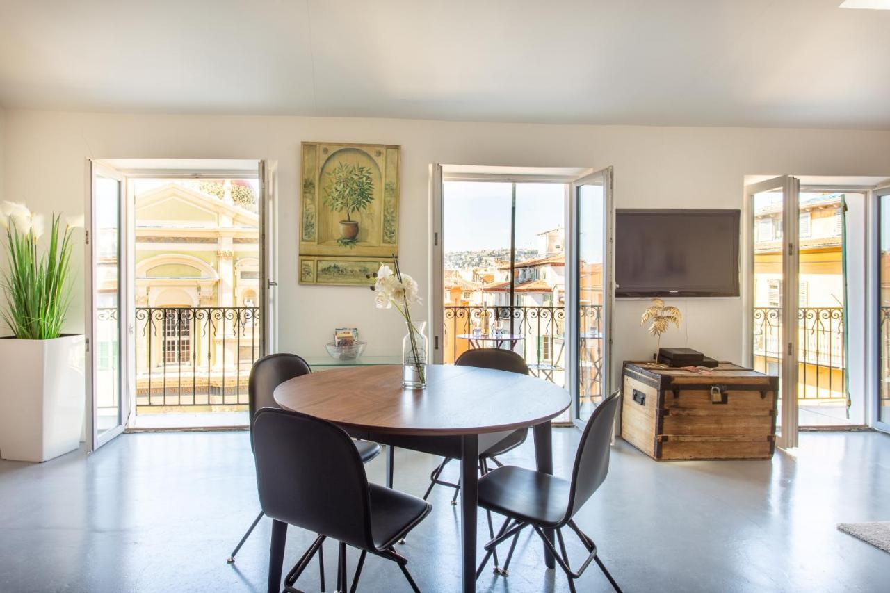Ross 5- F2, Lumineux, Balcon, Loft, Clim, Vieux-Nizza Exterior foto