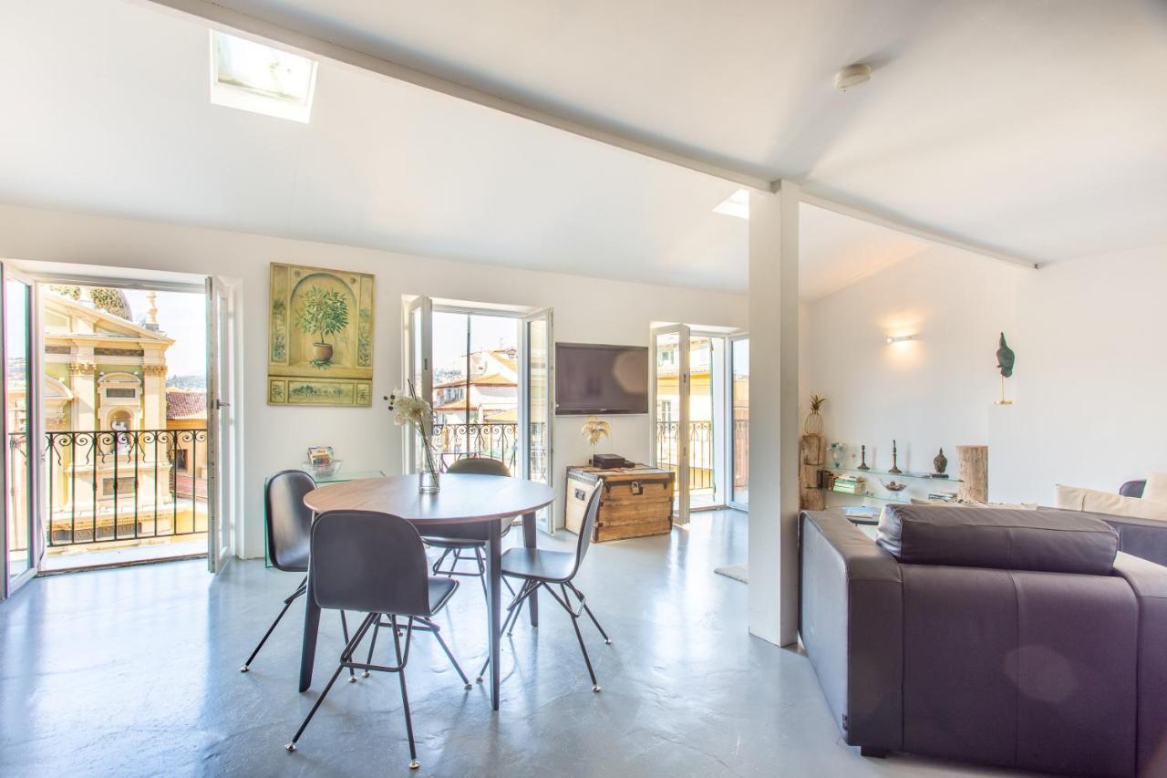 Ross 5- F2, Lumineux, Balcon, Loft, Clim, Vieux-Nizza Exterior foto