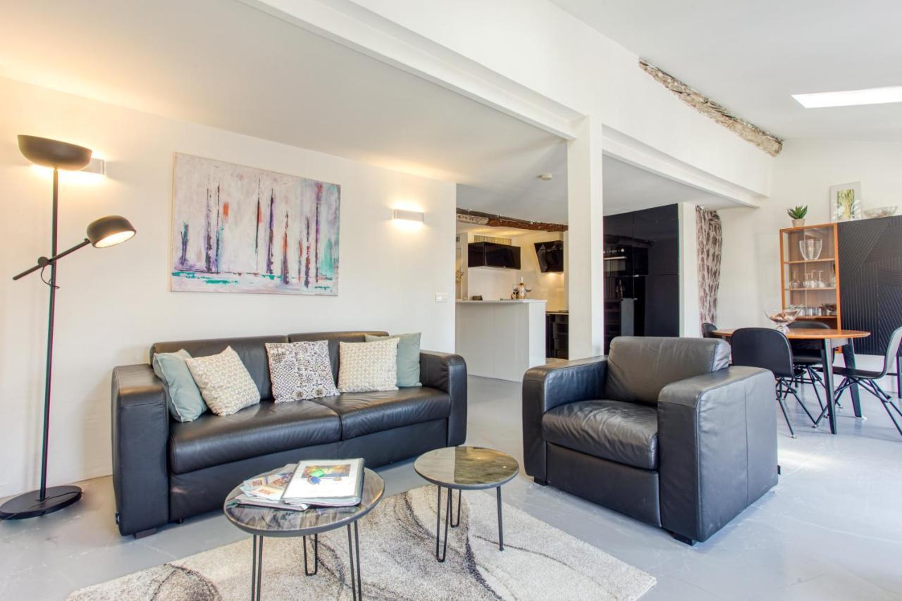 Ross 5- F2, Lumineux, Balcon, Loft, Clim, Vieux-Nizza Exterior foto