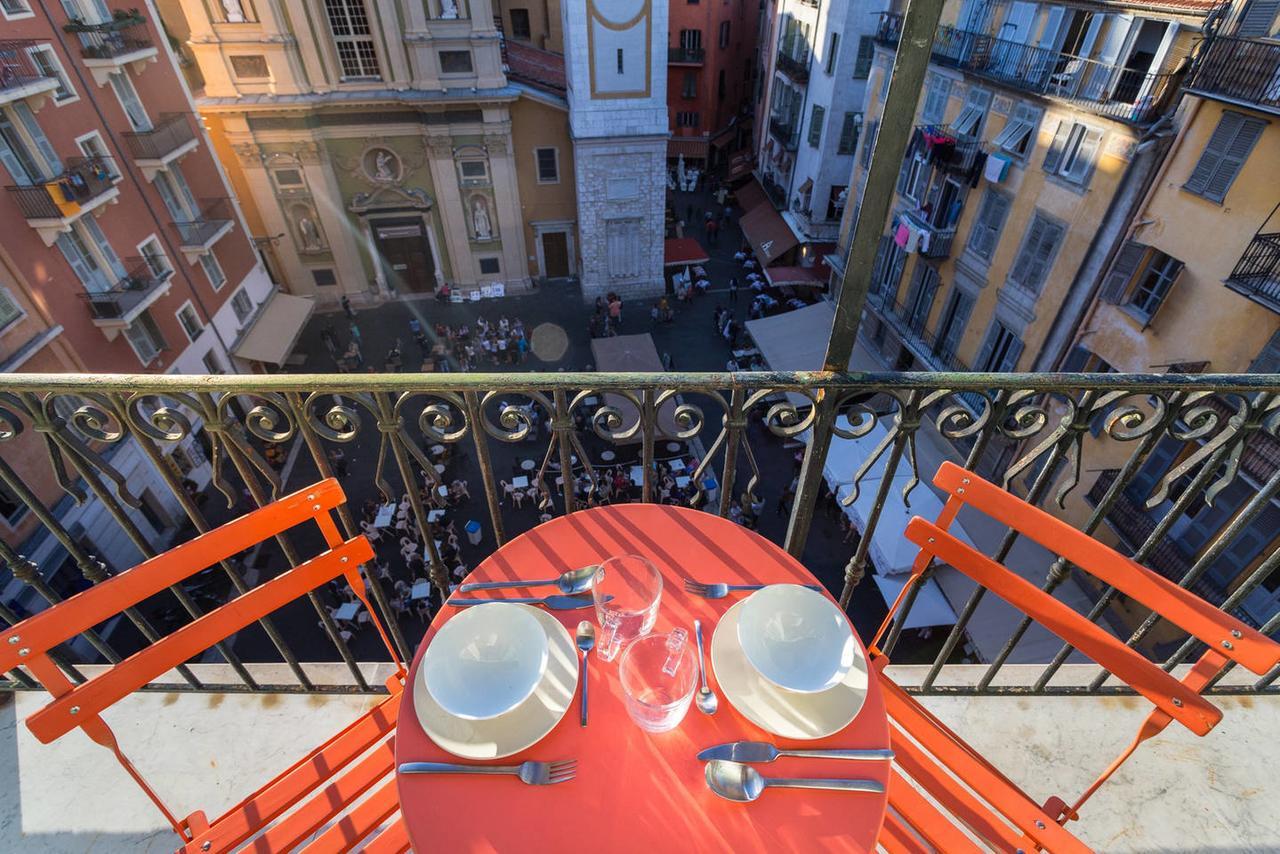 Ross 5- F2, Lumineux, Balcon, Loft, Clim, Vieux-Nizza Exterior foto